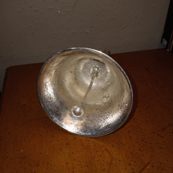 Silver Cast Metal Bell - Picture 4 of 8